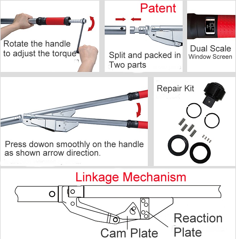 Kingtool Auto Repair Tool / Car Body Repair Tool Breakback Torque